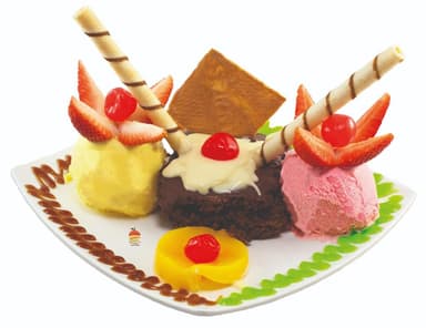 Brownie con Helado