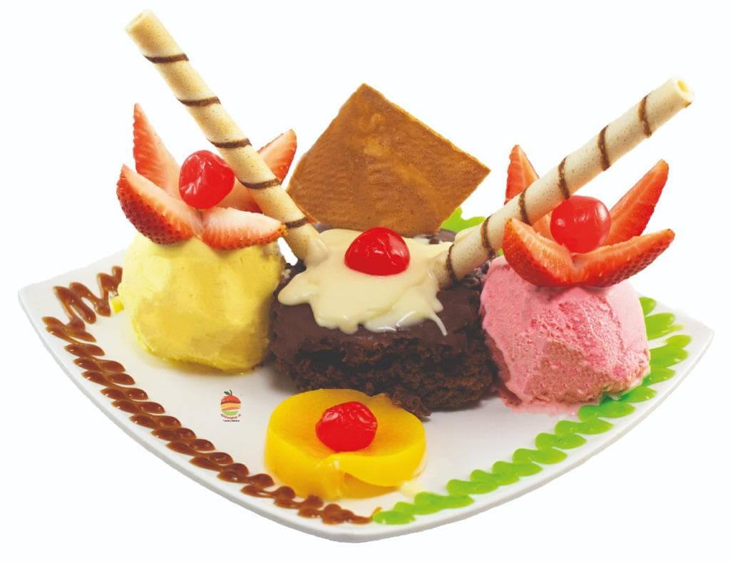 Brownie con Helado
