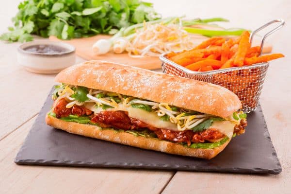 Chapata de Pollo BBQ