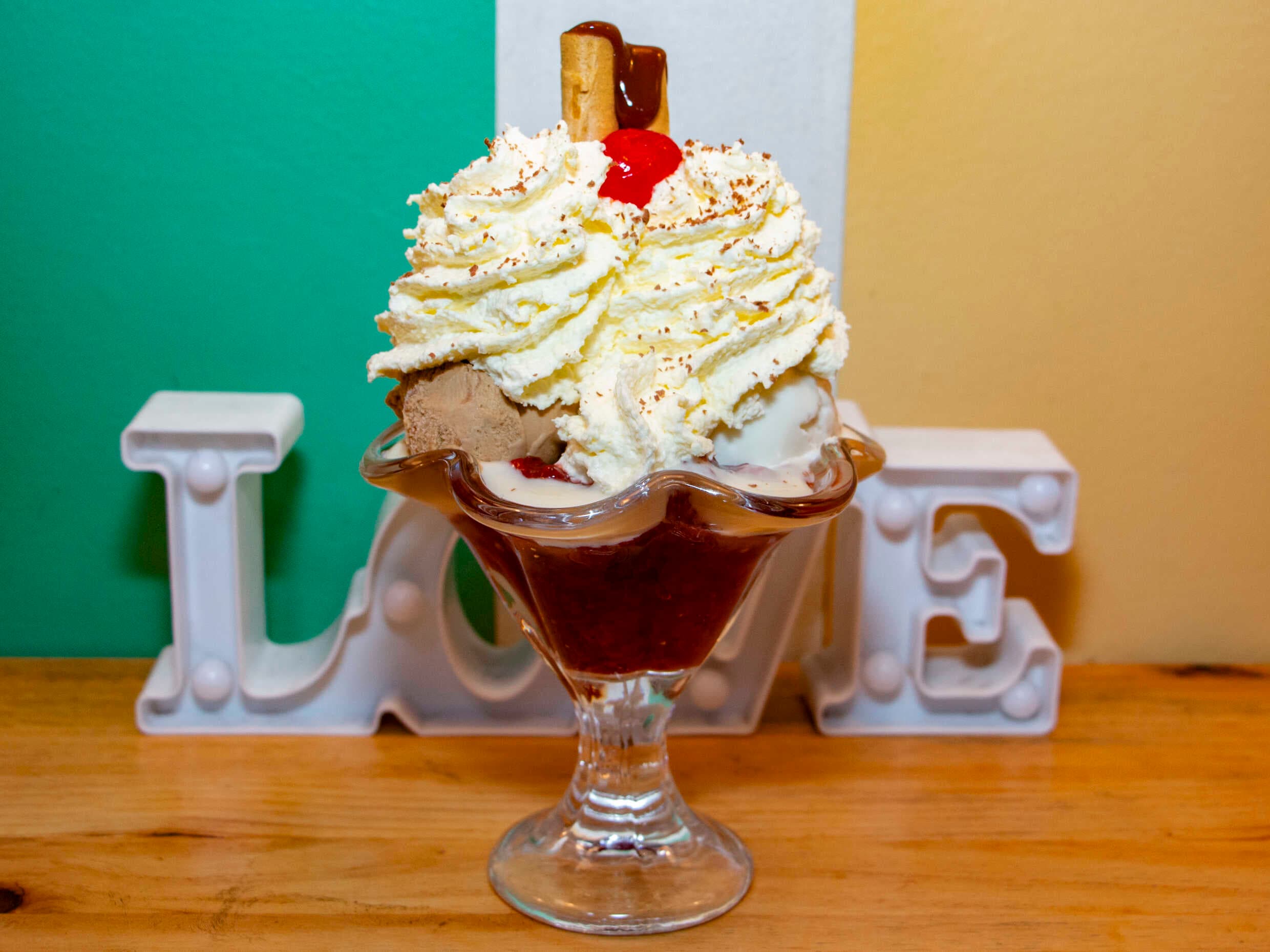 Sundae de piña