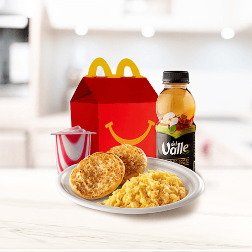 Cajita Feliz Huevo Revuelto y McMuffin