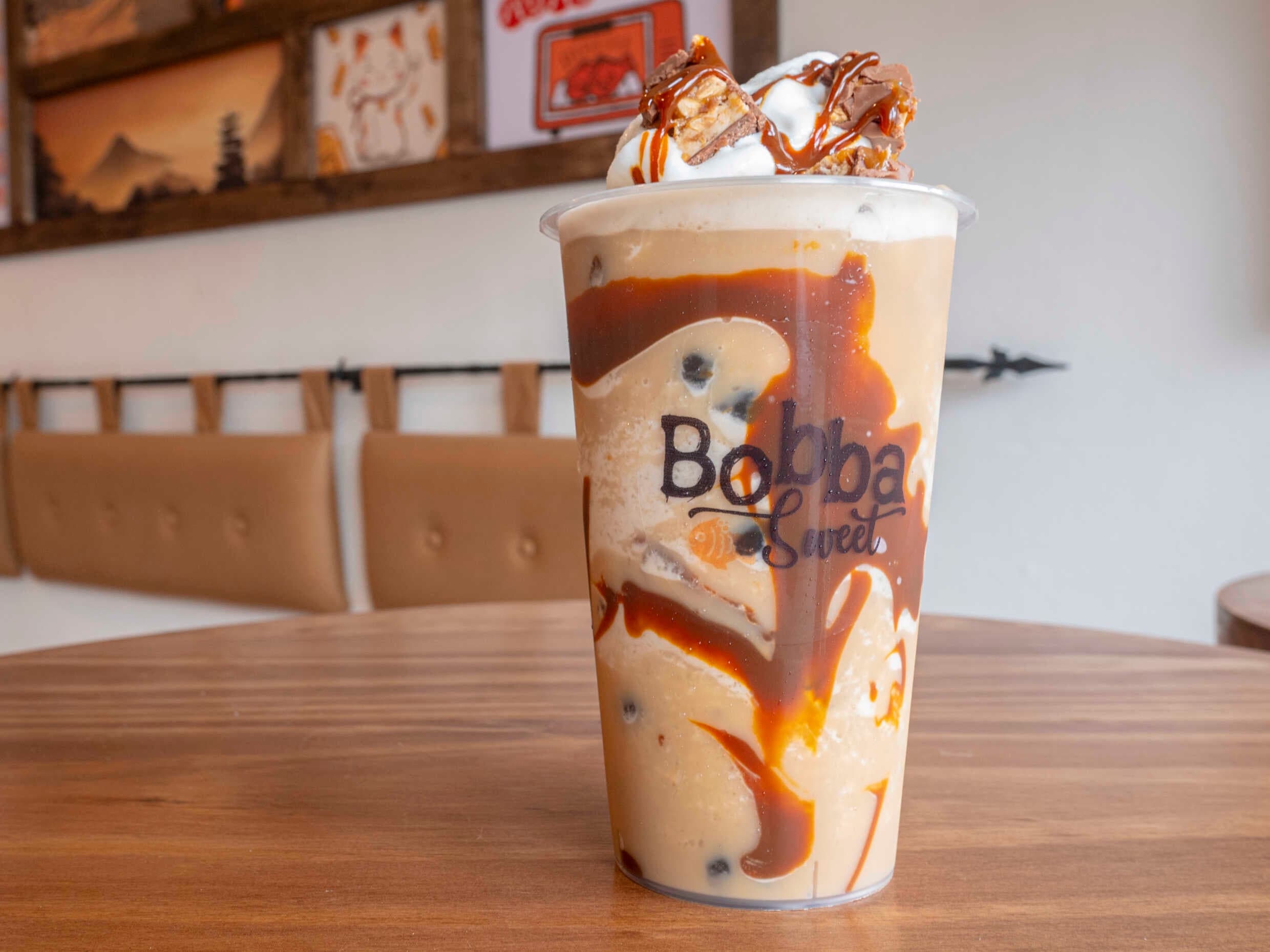 Frapuccino de Snickers con helado