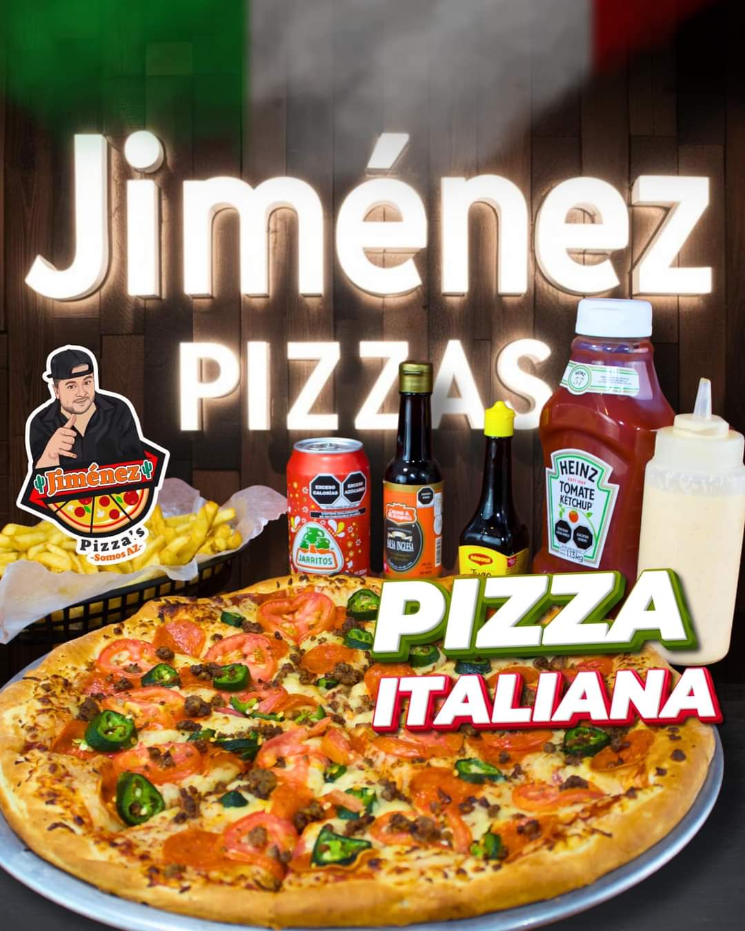 Pizza Chica 2 Ingredientes