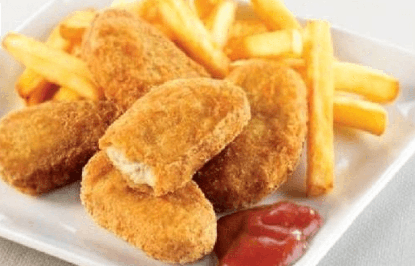 Nuggets de Pollo con Papas