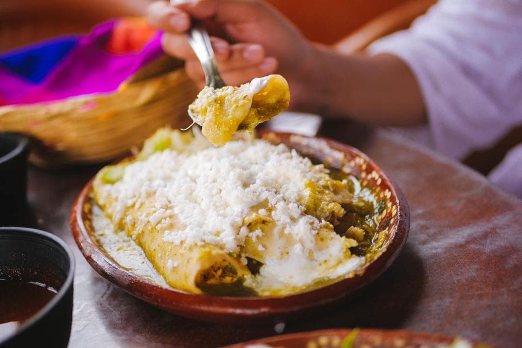 Enchiladas Verdes