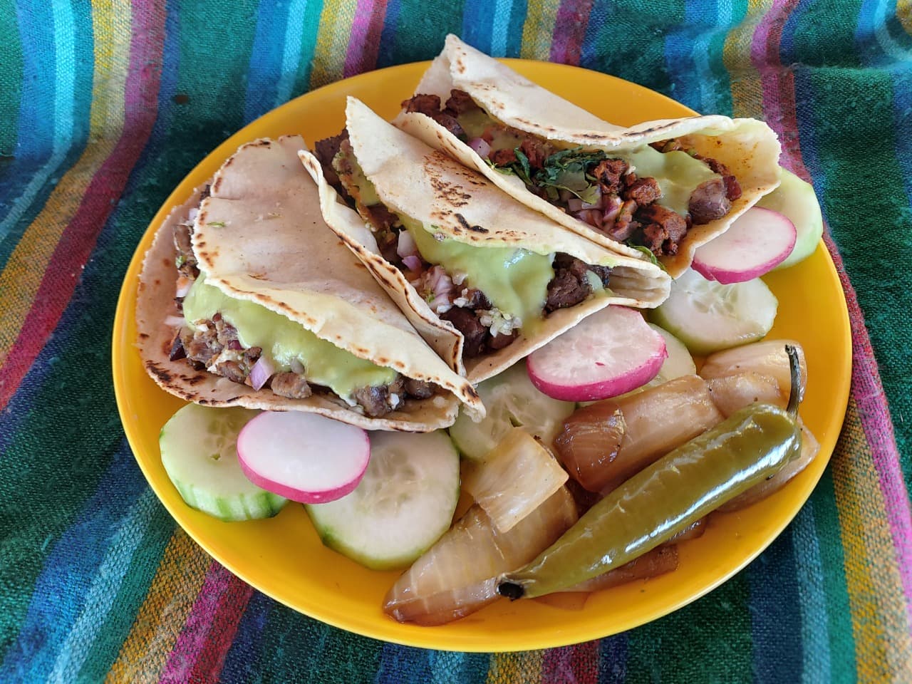 Taco Combinado Asada y Pastor