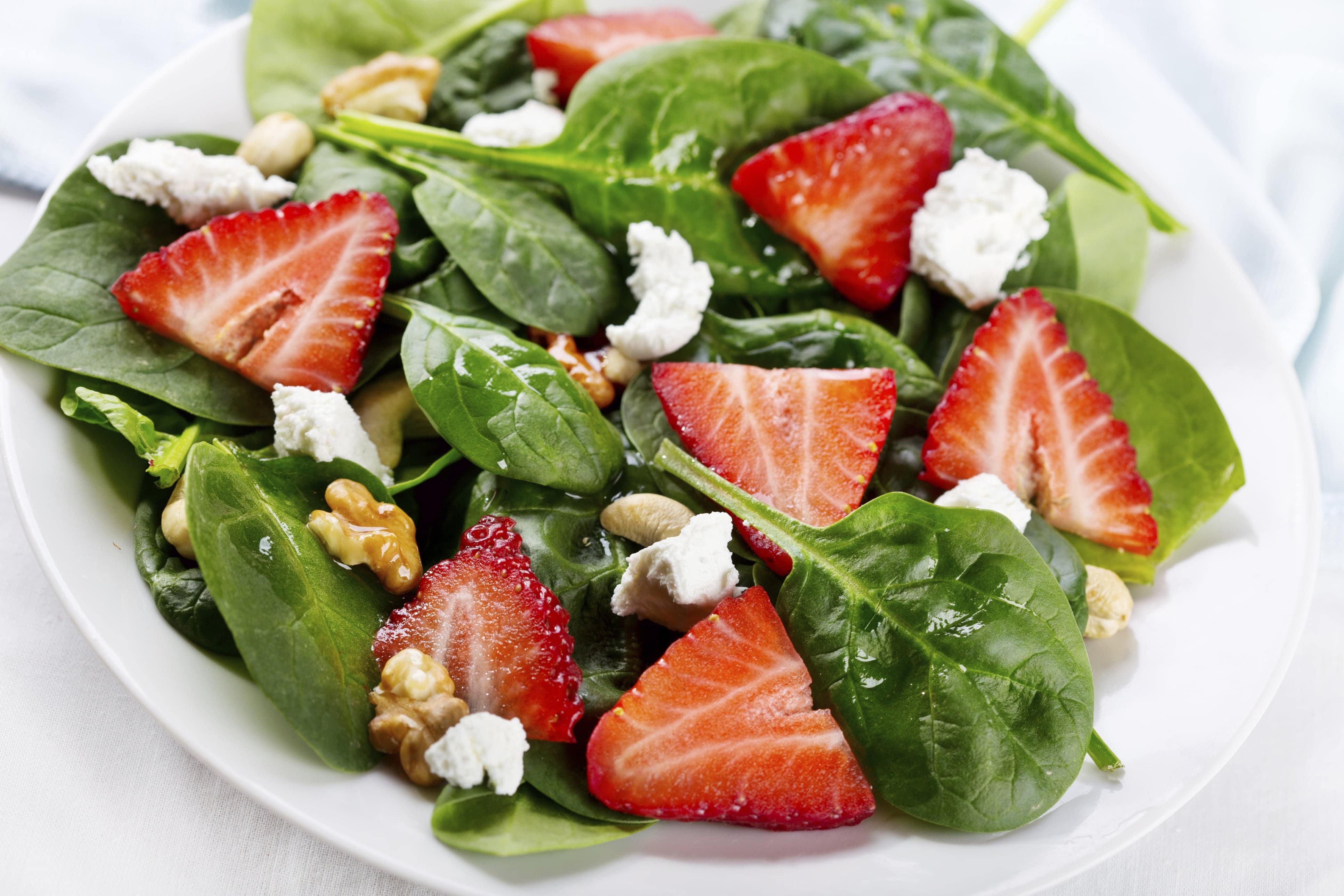 Ensalada de fresa grande