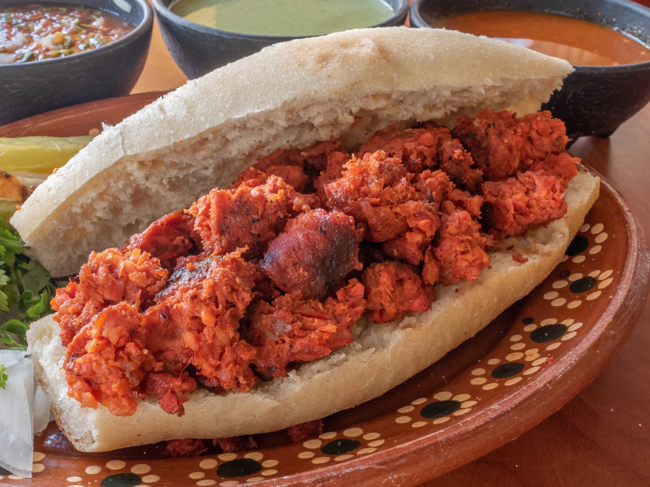 Lonche de Chorizo