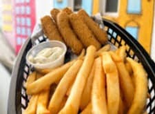 Papas con Dedos de Queso