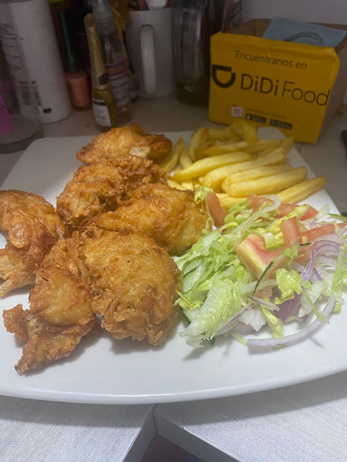Corriente Pollo a la Broaster