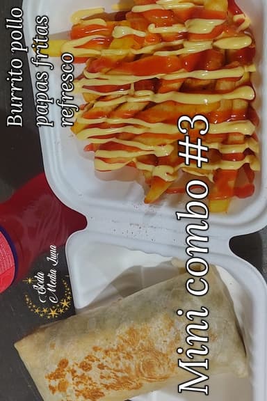 Mini Combo Burrito Pollo