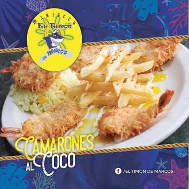 Camarones al coco