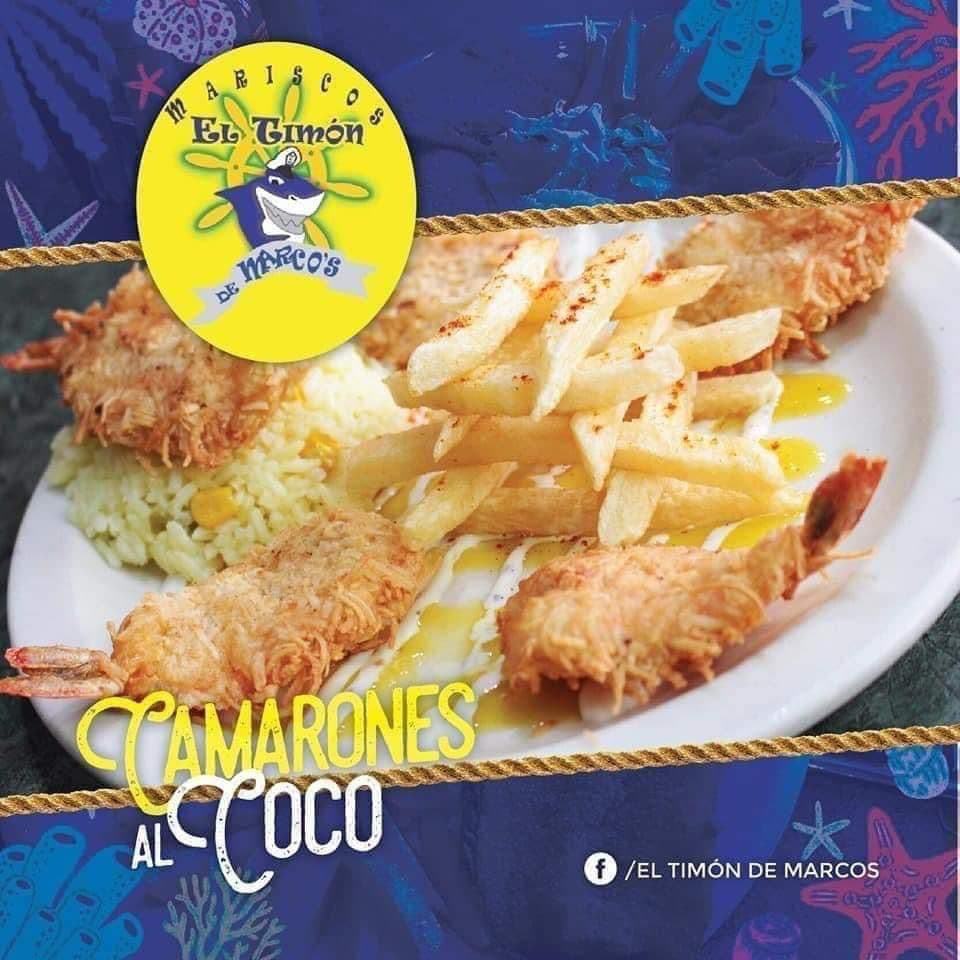 Camarones al coco