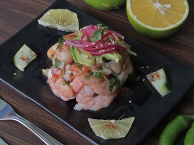 Tostada de Camarón