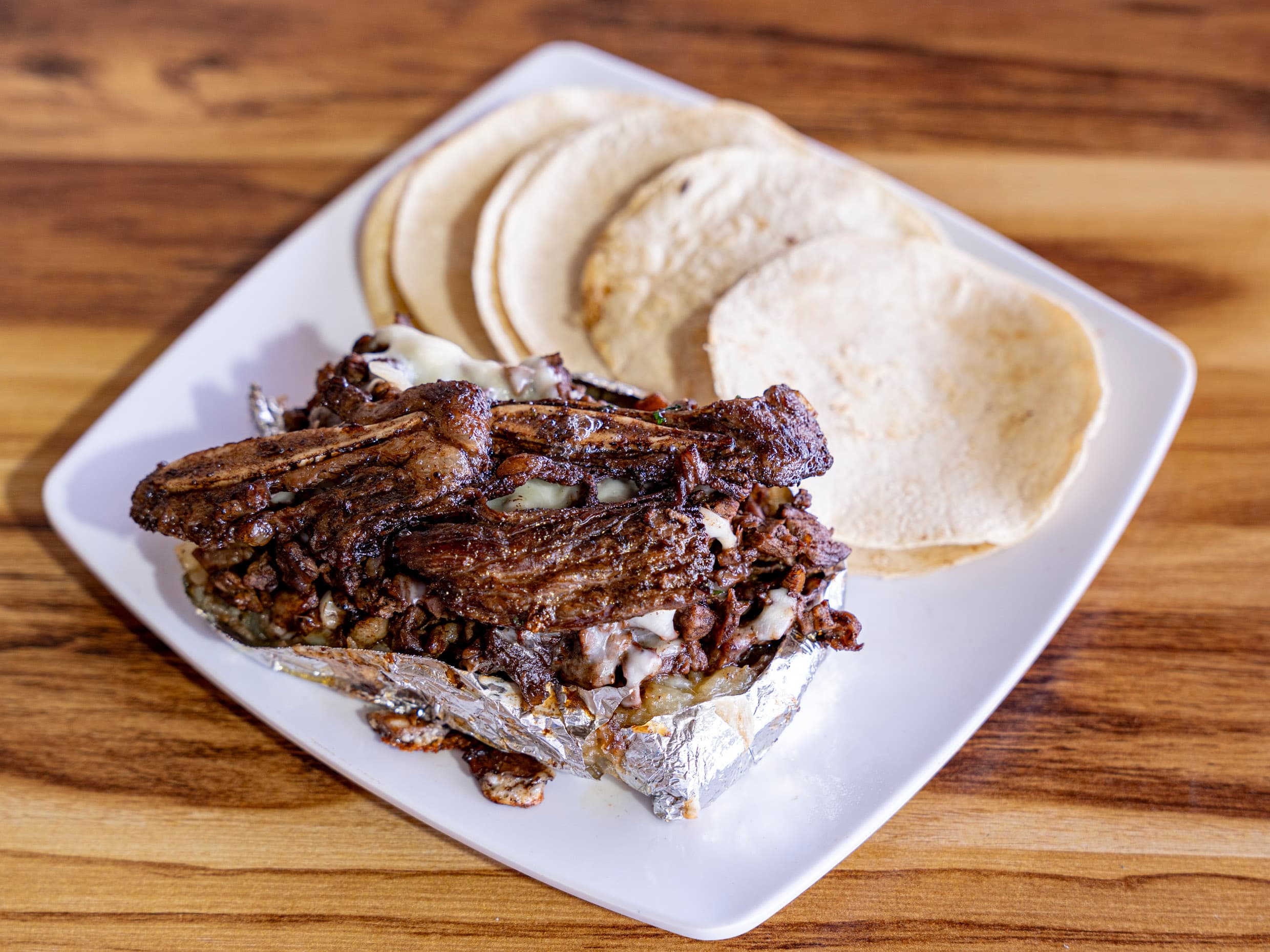 Papa Asada Chuleta