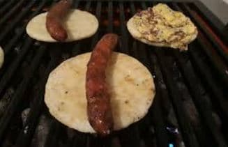 Arepa con Chorizo