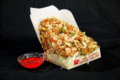 Caja de Arroz con Camarón 3 Personas