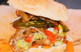 Torta de milanesa mas refresco