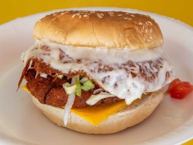 Hamburguesas de Pollo con Papas