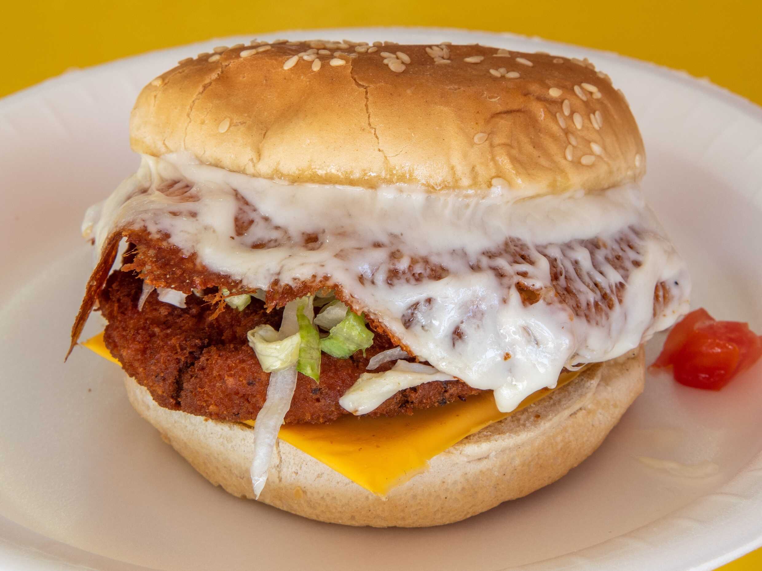 Hamburguesas de Pollo con Papas