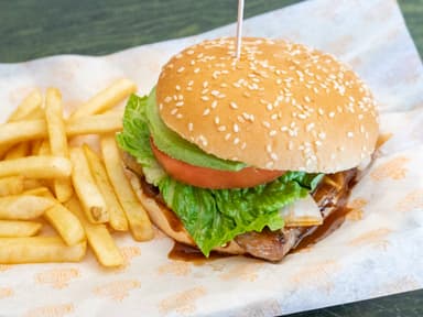 Hamburguesa BBQ de Pollo
