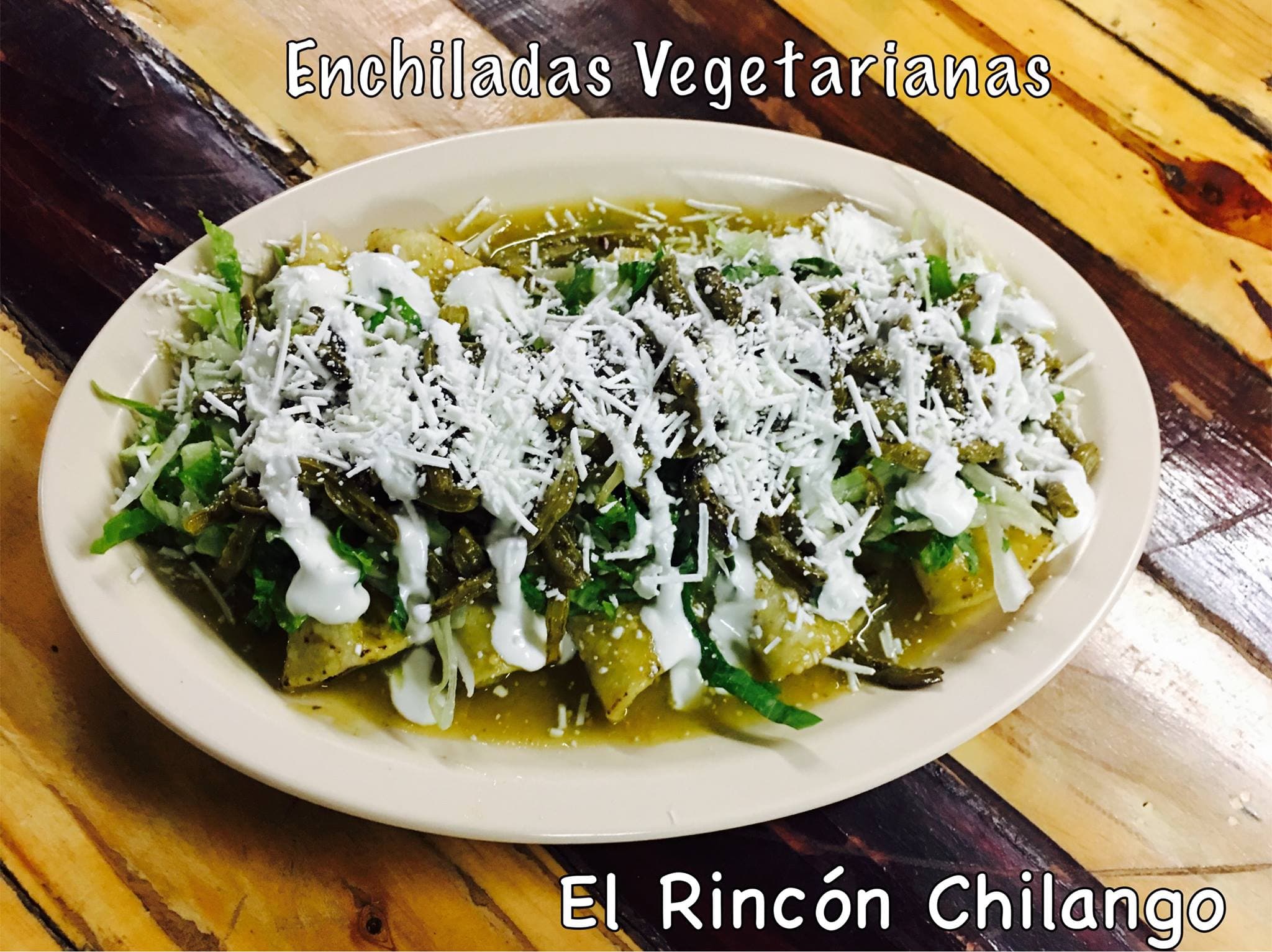Enchiladas Verdes Vegetarianas