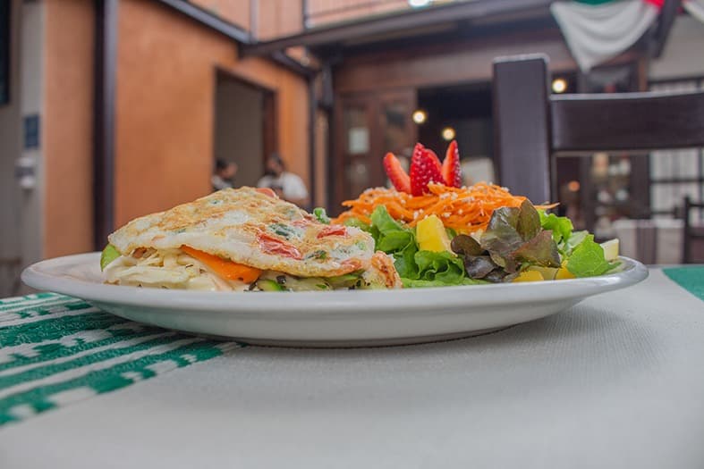 Omelette Poblano