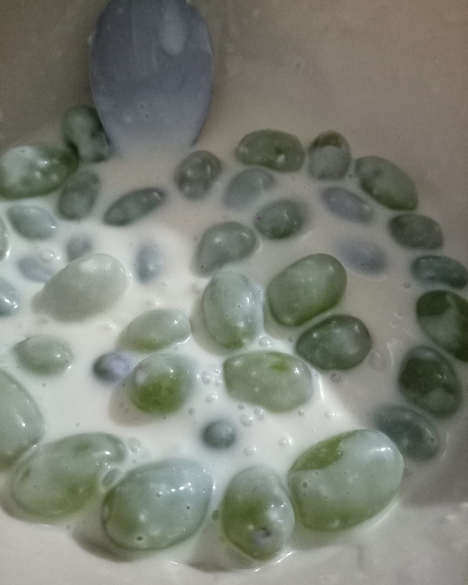 Uvas con Crema