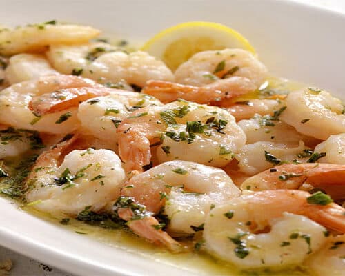 Camarones a la Mantequilla mediano