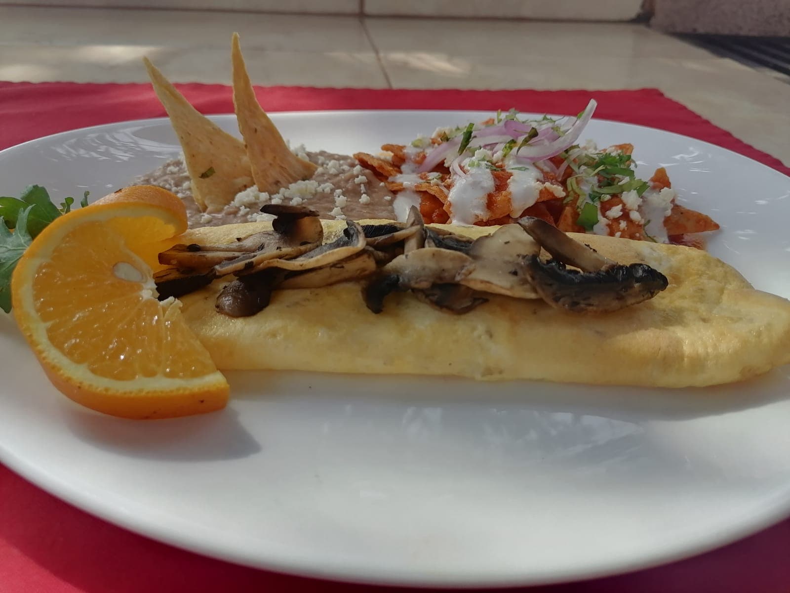 Omelette de Champiñones