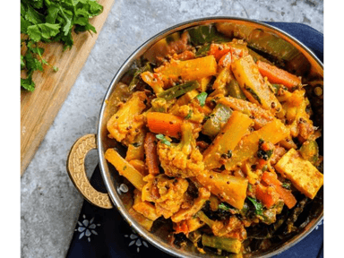 Vegetales Jalfrezi