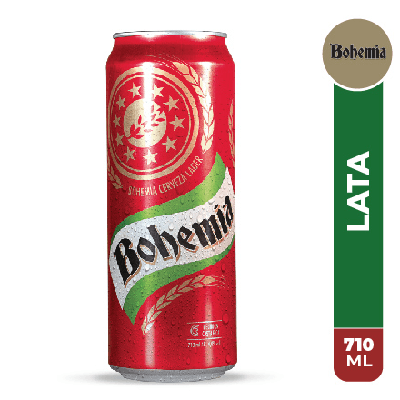 Cerveza Extranjera Bohemia Lata 710 ml X2
