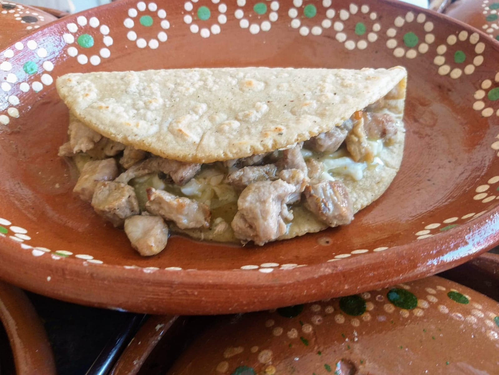 Tacos de Mole mas Agua
