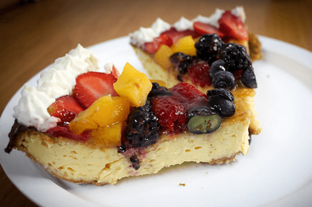 Pay de Queso con Fruta