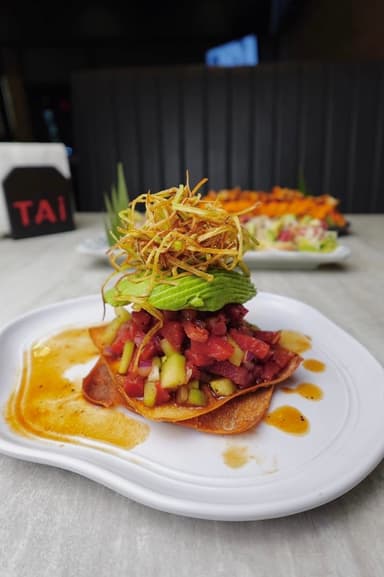 Tostada Wonton