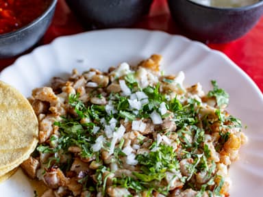Queso carne arrachera