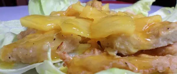 Pollo con Salsa de Piña (Para 4 Personas)