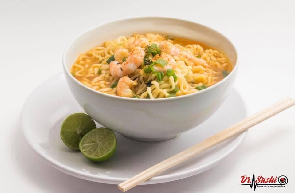 Sopa Ramen de Camarón