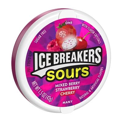 Caramelos de menta Ice Breakers fruit sours 42 ...