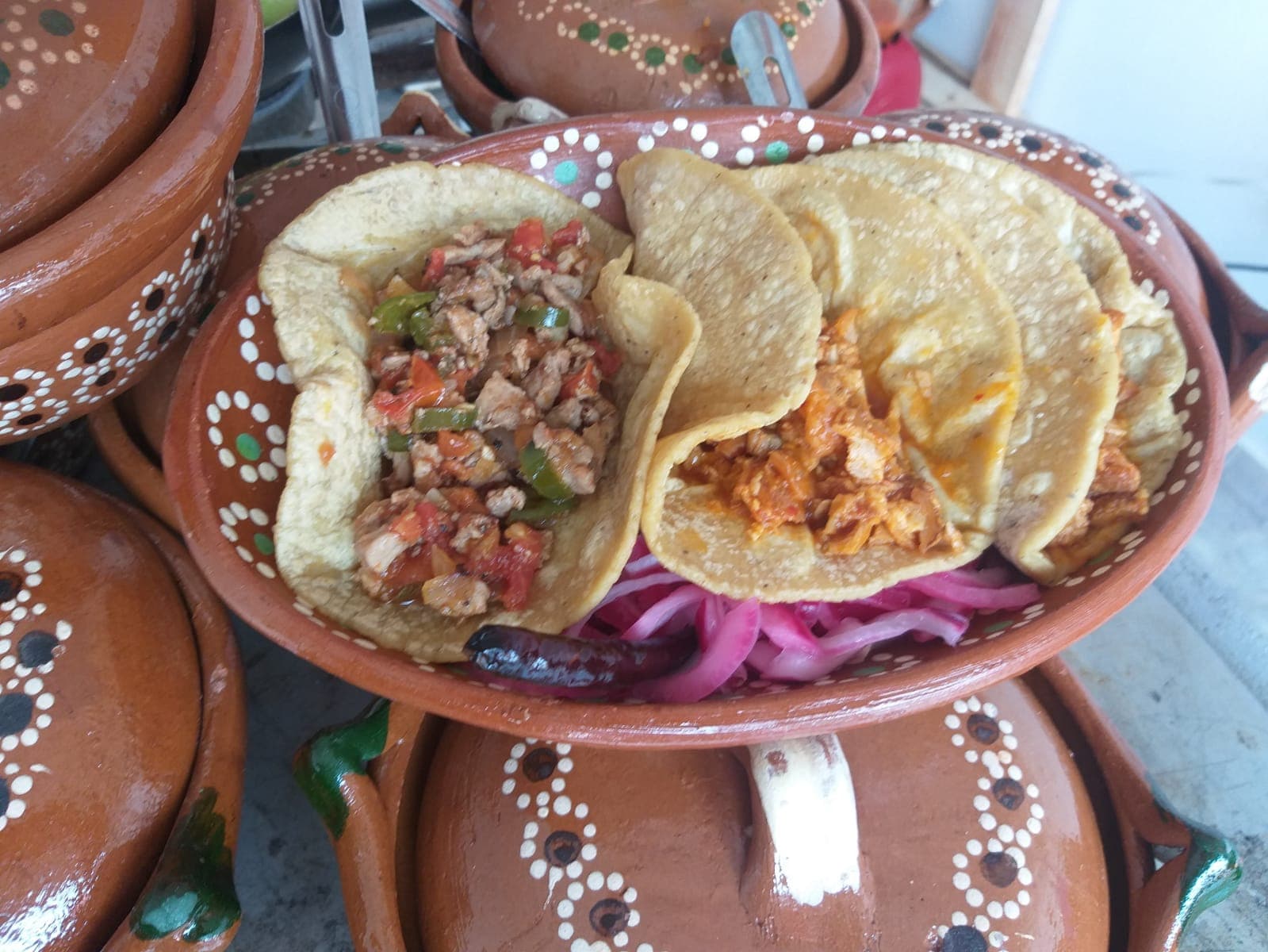 TACOS DE BISTECK  A LA MEXICANA
