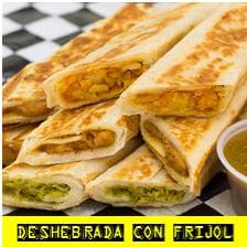 Deshebrada con Frijol