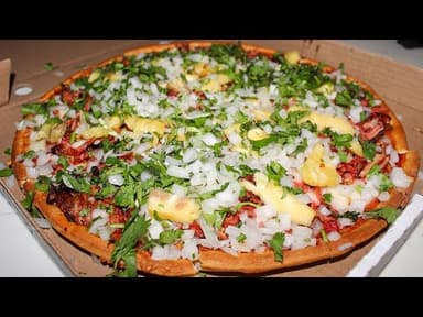 Pizza Especial Familiar Al Pastor.
