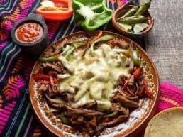 Alambre Chuleta con Queso