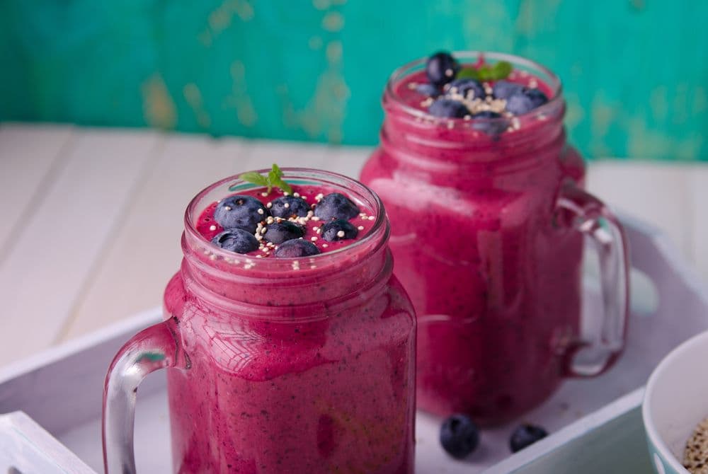 Frappé de Mora Azul