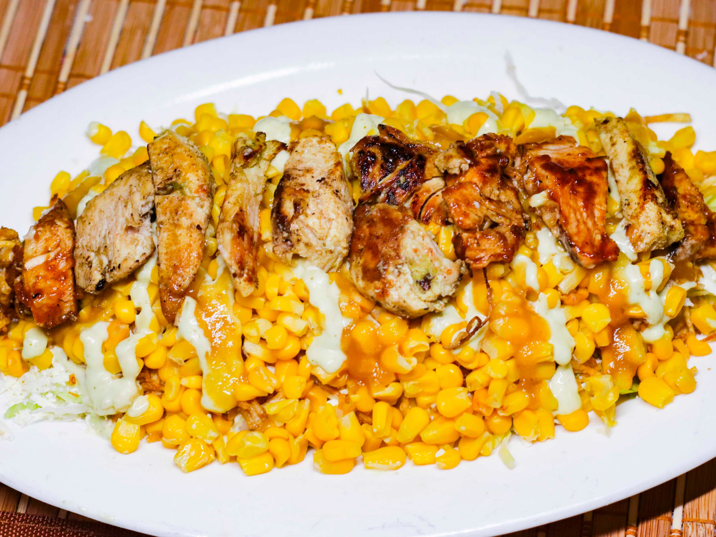 mazorca con pollo