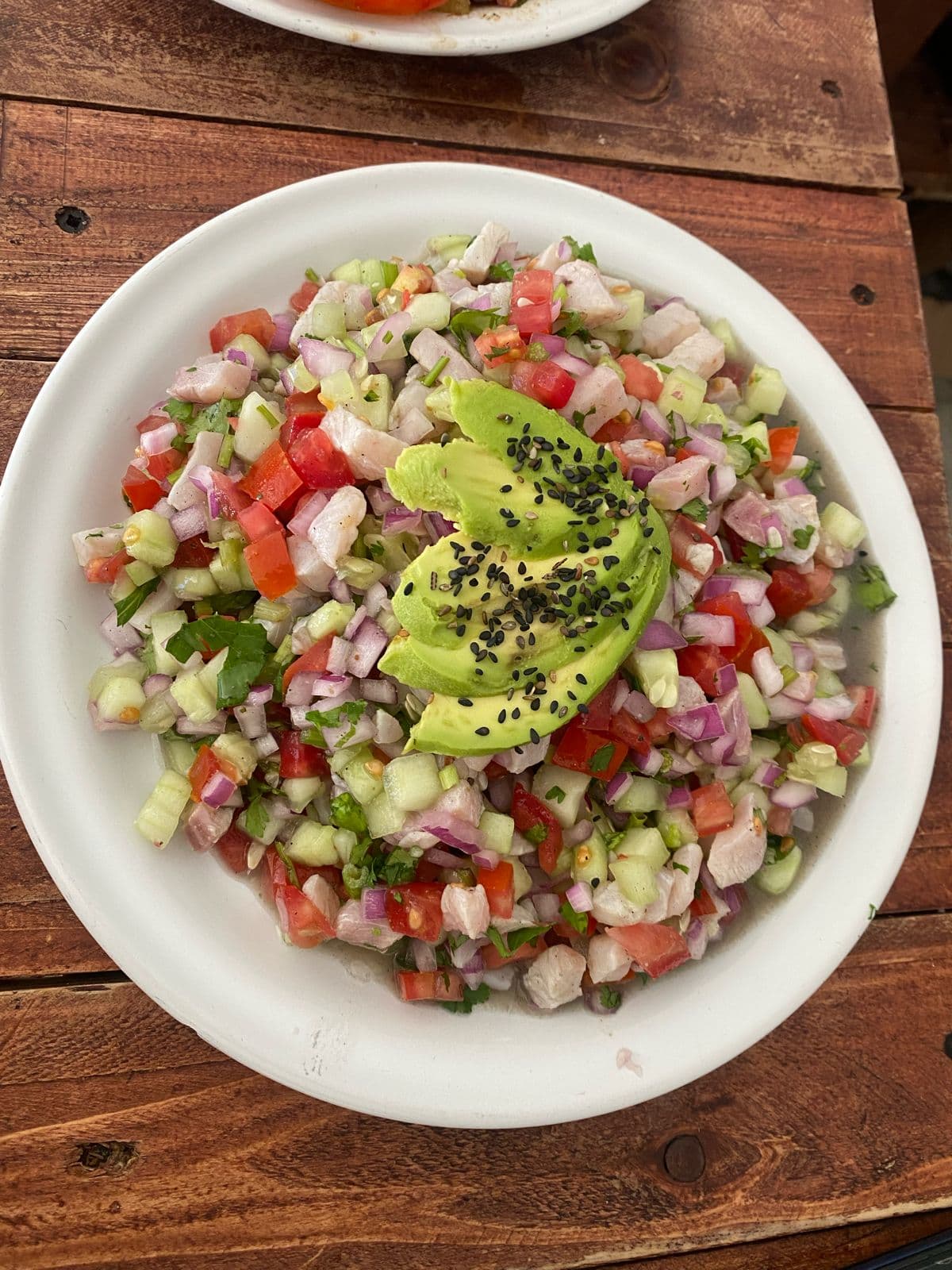 Litro ceviche cuadrito