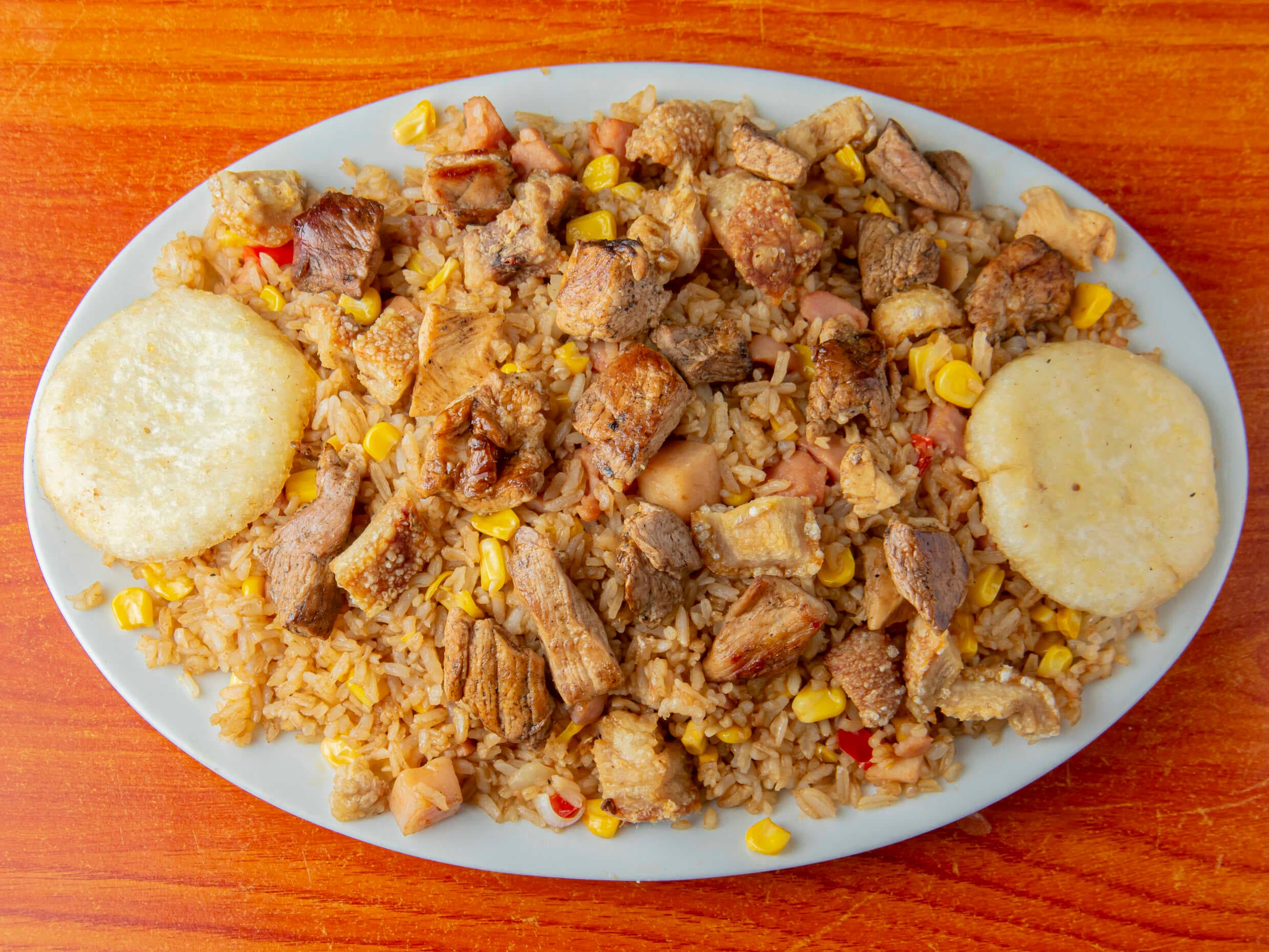 Arroz paisa con carne para 2