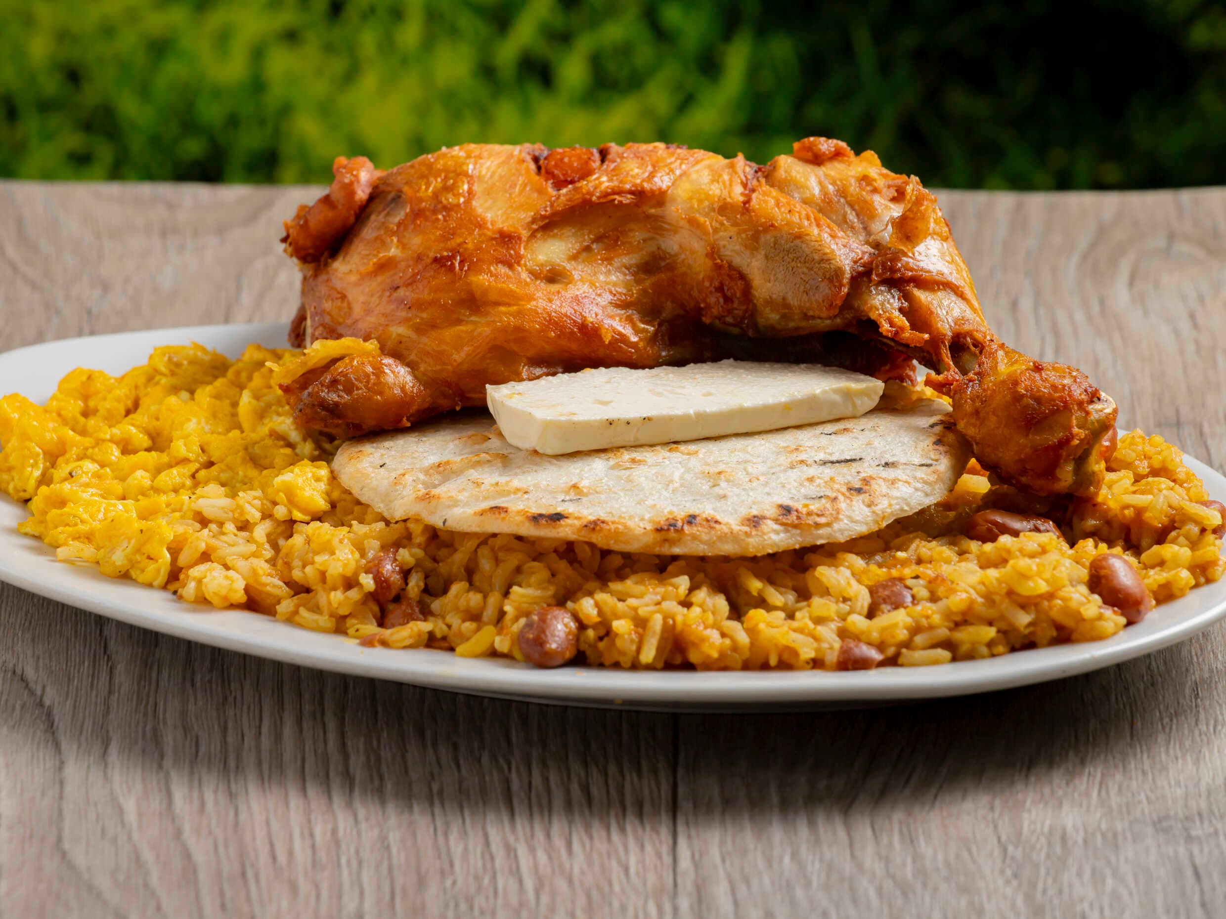 Calentado con Pernil
