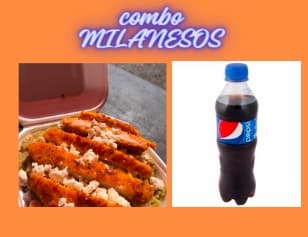 Chilaquiles de Milanesa Medianos + Refresco