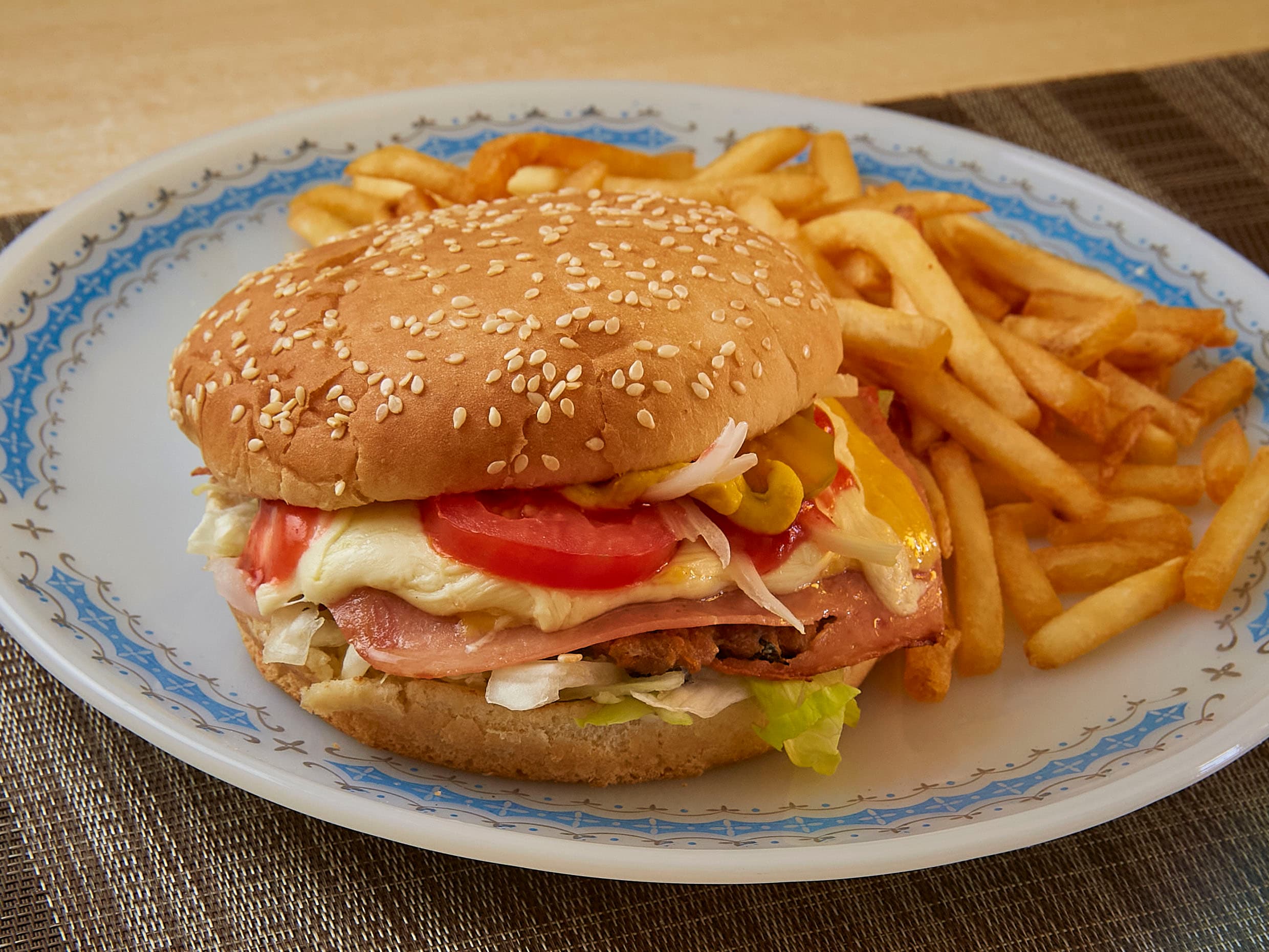 Hamburguesa con Papas